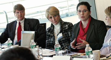 Tony Kingsbury <i>Dow Chemical</i>, Beth Schmitt <i>Alcoa</i>, Talya Bosch <i>Western Union</i>