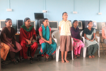Secondary students at Mangaon School telling us of their career aspirations from engineering to architecture.
