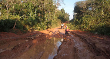 Roads in Tumbang Titi sub-district Kalimantan. (All photos by Marc Henrich)