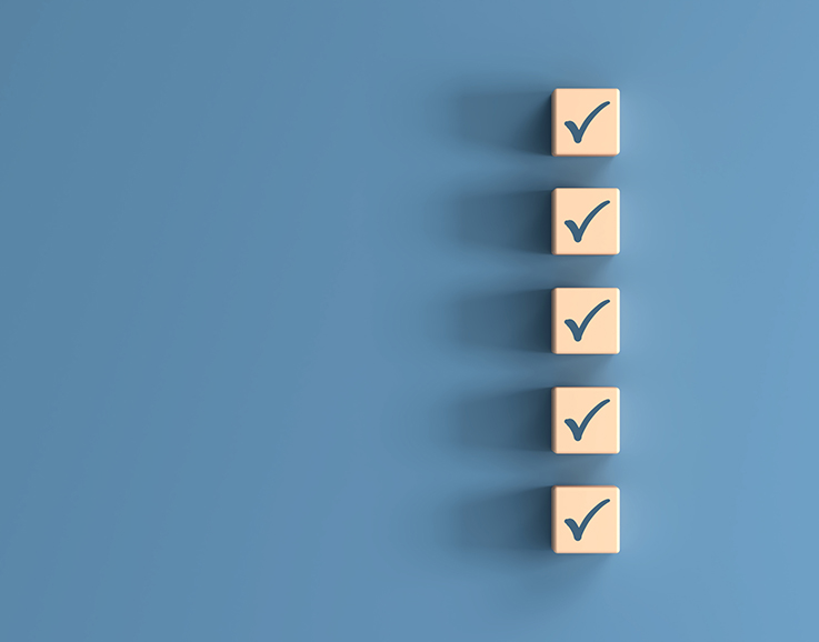 illustration of checkboxes arranged in a column