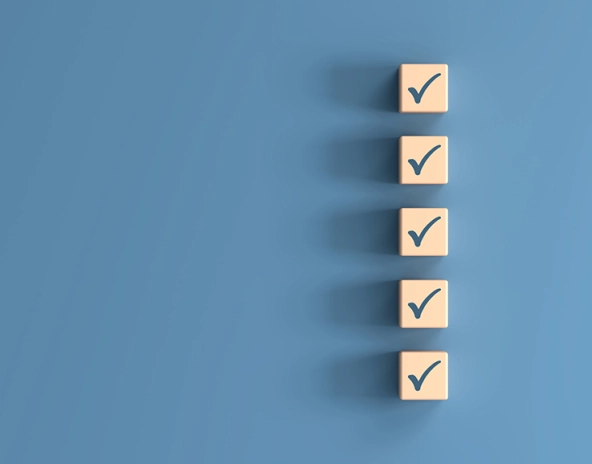 illustration of checkboxes arranged in a column