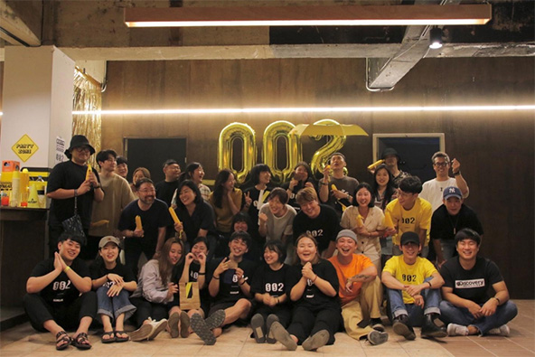 group photo of startup team