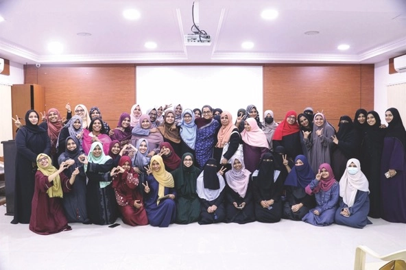 photo of students participating in the Led By Foundation program